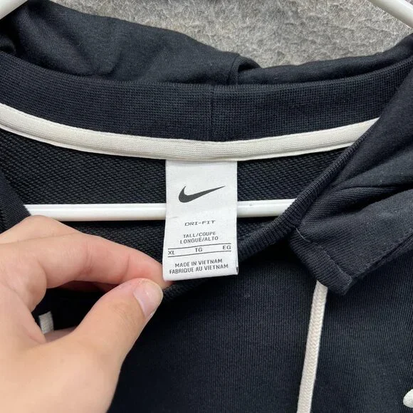 Nike Standard Issue Hoodie Mens XL Black Dri-FIT Pullover Fleece Sweatshirt - Picture 2 of 13
